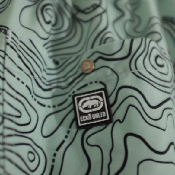 Ecko Unltd mint green board zippo shorts size S - Picture 4 of 9